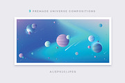 Colorful Space-vector typography, a Symbol Font by Polar Vectors (Thumbnail 15 of 18)