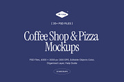 Coffee Shop, Bakery, Pizza Mockups, a Mockup by Vitora Mockup (Thumbnail 2 of 15)