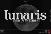 Lunaris - Serif Font Family, a Serif Font by Artistic & Unique (Thumbnail 5 of 14)