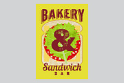 Sandwich Bar grunge vector posters., a Food Illustration by PoPaShop (Thumbnail 6 of 7)