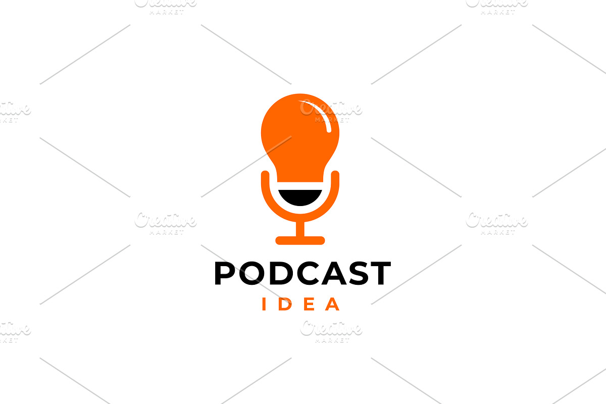 Podcast Idea Logo, a Branding & Logo Template by onripusindo