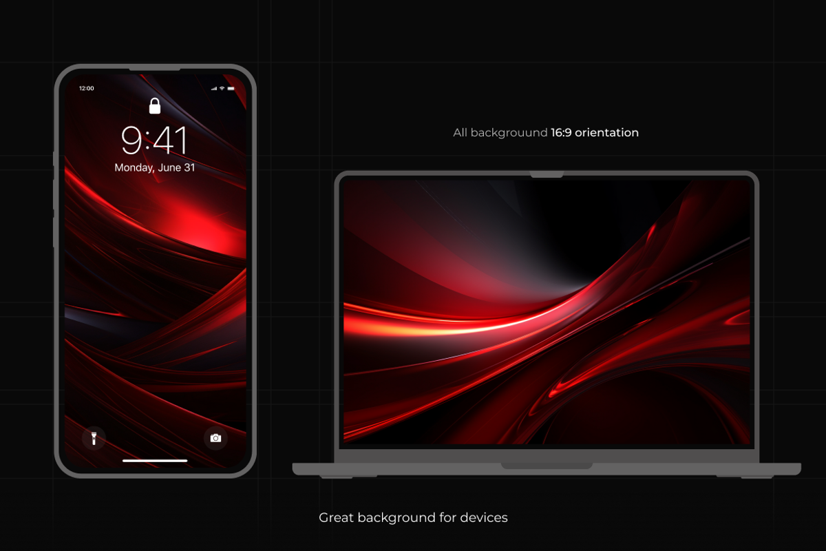 Red Shift Background Set, a Background Graphic by Digital Blood