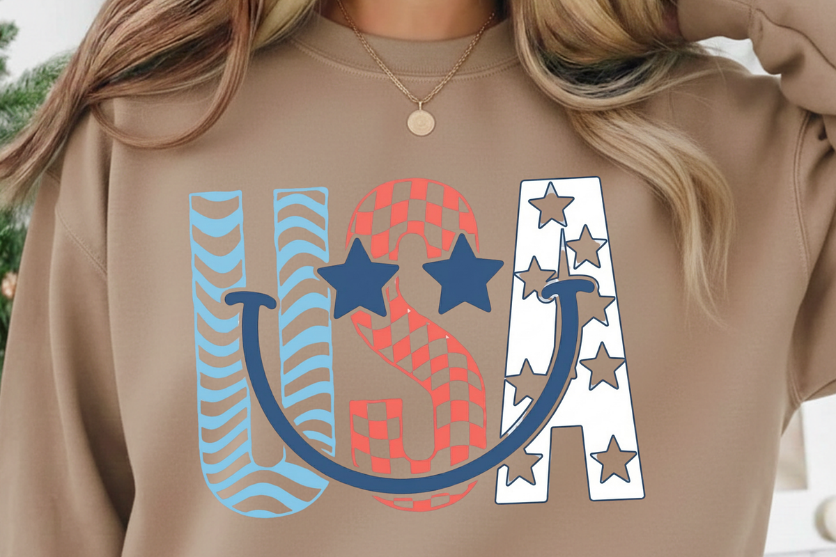 USA Smile PNG, Patriotic Coquette PN, a Graphic by Vector Portal (Photo 3 of 7)