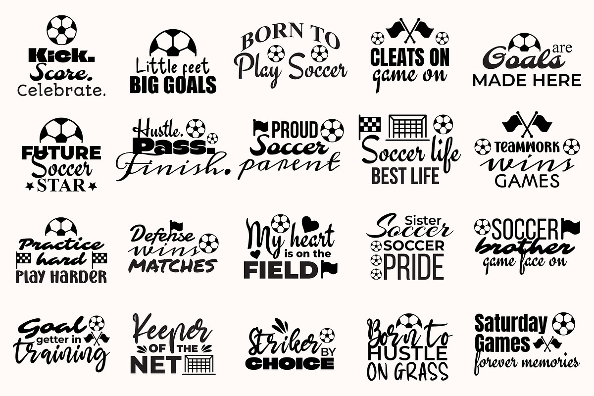 Soccer SVG Bundle, a Graphic by M9 Design (Photo 13 of 13)