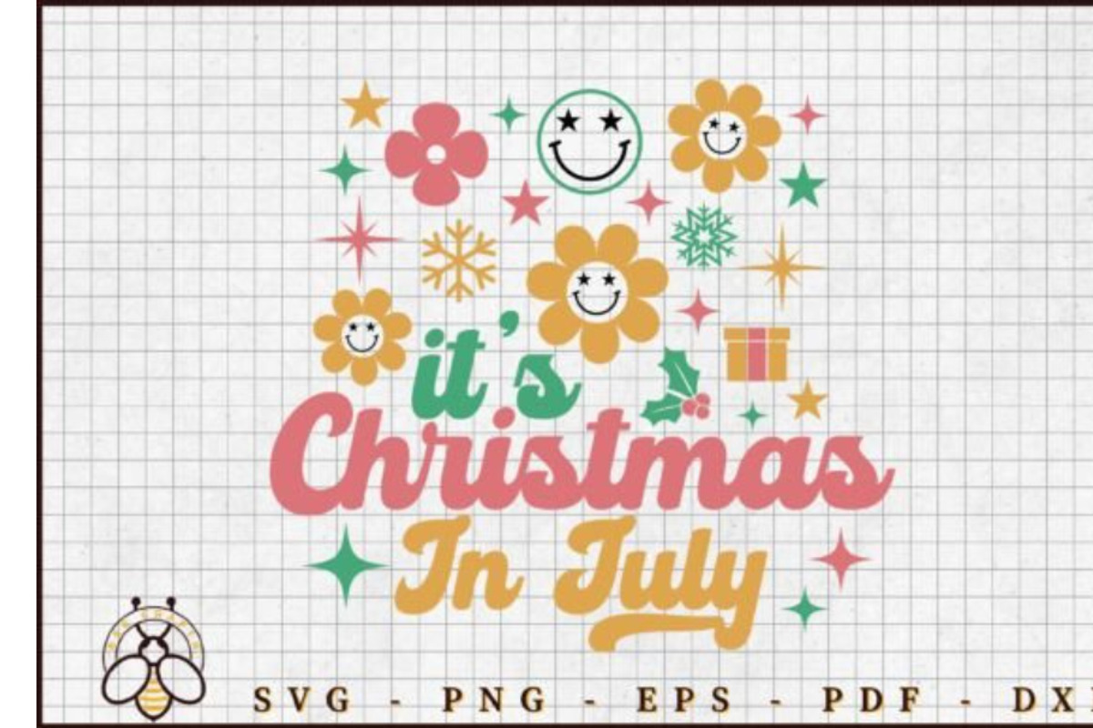 Retro Christmas in July SVG Bundle, an Object Graphic by BeeCraftR (Photo 10 of 12)