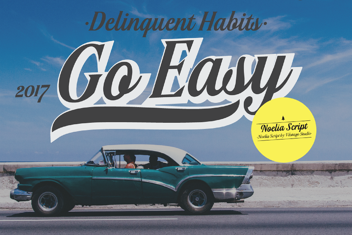 Noelia Script Pro, a Script Font by Vastago Studio (Photo 12 of 12)