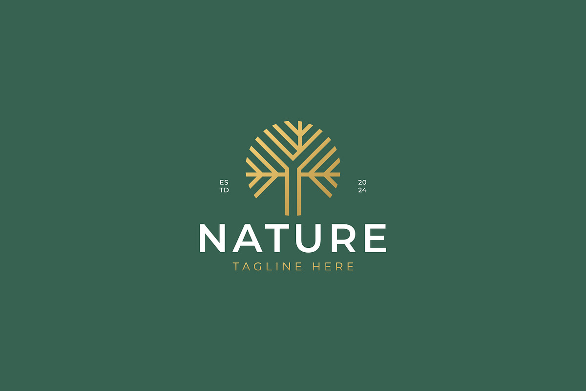 Nature Tree Logo Oak Wood Luxury, a Branding & Logo Template by Signatoro (Photo 1 of 2)