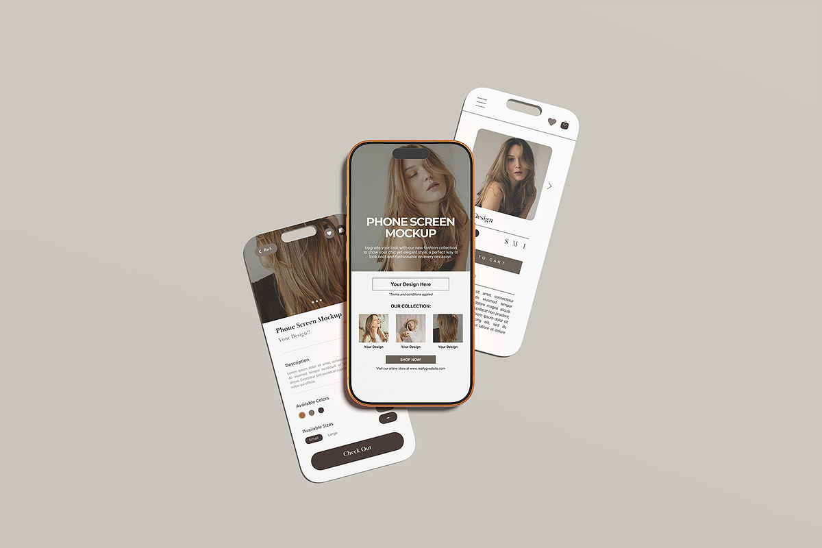 iPhone 17 Pro Screen Mockup, an iPhone Mockup by graphicsecond (Photo 5 of 7)