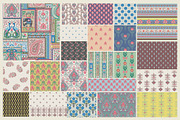 Vintage Paisley Block Print Patterns, a Pattern Graphic by Sonulkaster (Thumbnail 2 of 10)