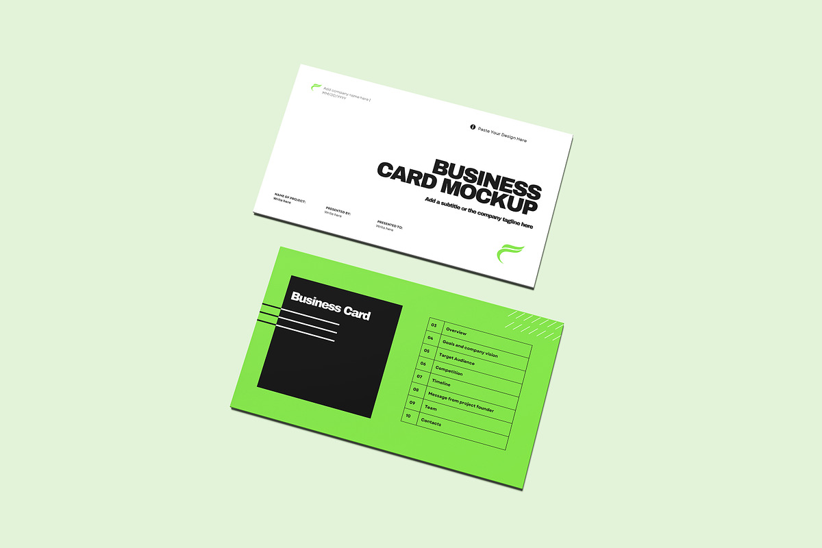 Business Card Mockup, an Advertising Mockup by AnasStudio (Photo 4 of 5)
