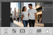 Male And Female Model Matching C PSD, a Household Mockup by Bruno's Shop (Thumbnail 2 of 3)