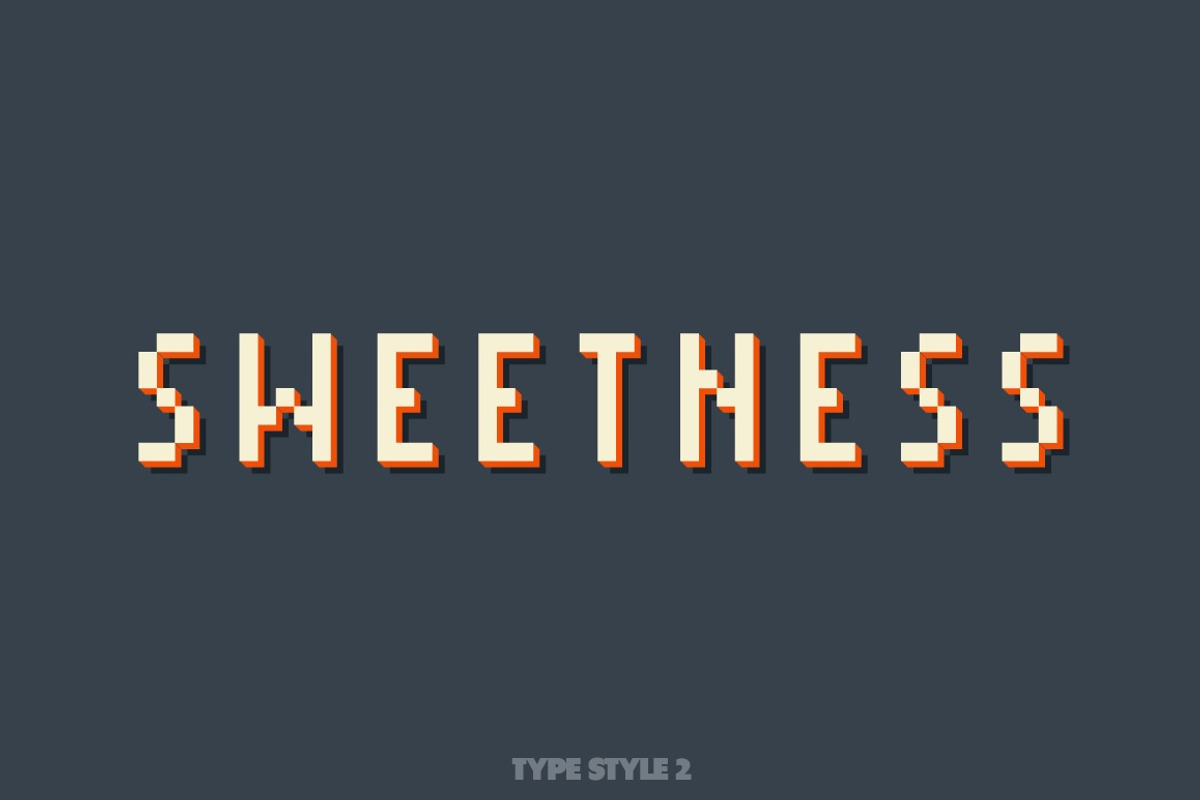 Extruded CSS Type Styles (+PSD), a Templates & Theme by Rex Rainey (Photo 3 of 5)