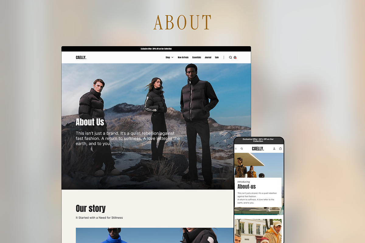 Caelly - Shopify Theme for Fashion preview 3