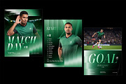 Football Club Graphic Instagram, a Social Media Template by Bornx Design (Thumbnail 2 of 3)