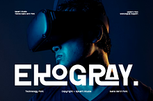 Ekogray - Modern Techno Font