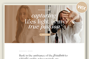 Wix Template For Photographers, a Wix Template by Turia Avenue (Thumbnail 1 of 6)