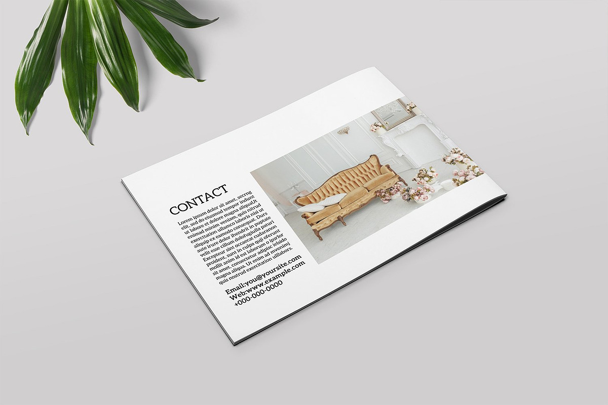 Interior Design Brochure Template, a Brochure Template by Template Shop (Photo 10 of 10)