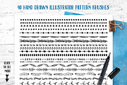 HandDrawn Mono Pattern & Brushes, a Pattern Graphic by The Indigo Hare (Thumbnail 5 of 7)