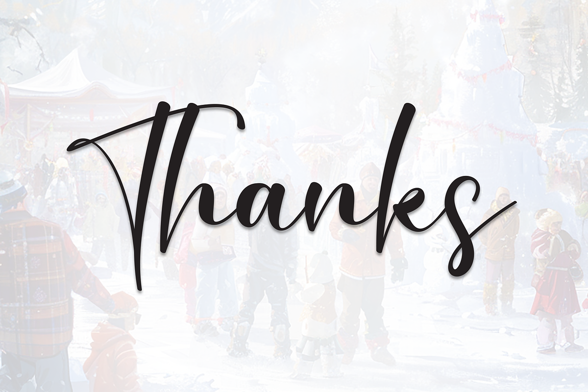 Winter Fest | Script Font, a Handwritten Font by Scratchones (Photo 8 of 8)