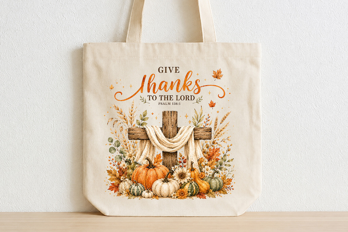Give Thanks To The Lord PNG, an Object Illustration by CraftArtStudio (Photo 2 of 4)