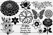 Decorative Floral Mandala Rose Butte, an Object Illustration by Designer_Momina (Thumbnail 1 of 21)