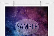Watercolor Galaxy Prints, a Texture Graphic by Leska's Digitals (Thumbnail 3 of 6)