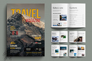 Travel Magazine Brochure Design, an Invitation Template by MightyDesign (Thumbnail 1 of 6)