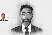 Portrait Pencil Sketch Action, an Action Add-On by MRI STUDIO (Thumbnail 2 of 9)