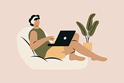 Extrovert and Introvert Illustration, a Person Illustration by Jump Studio (Thumbnail 9 of 10)