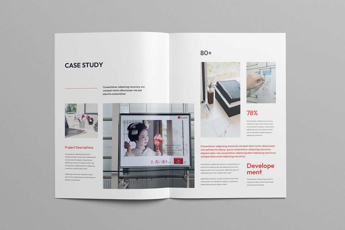 Works / Portfolio Template, a Brochure Template by Pixelpick (Photo 4 of 8)