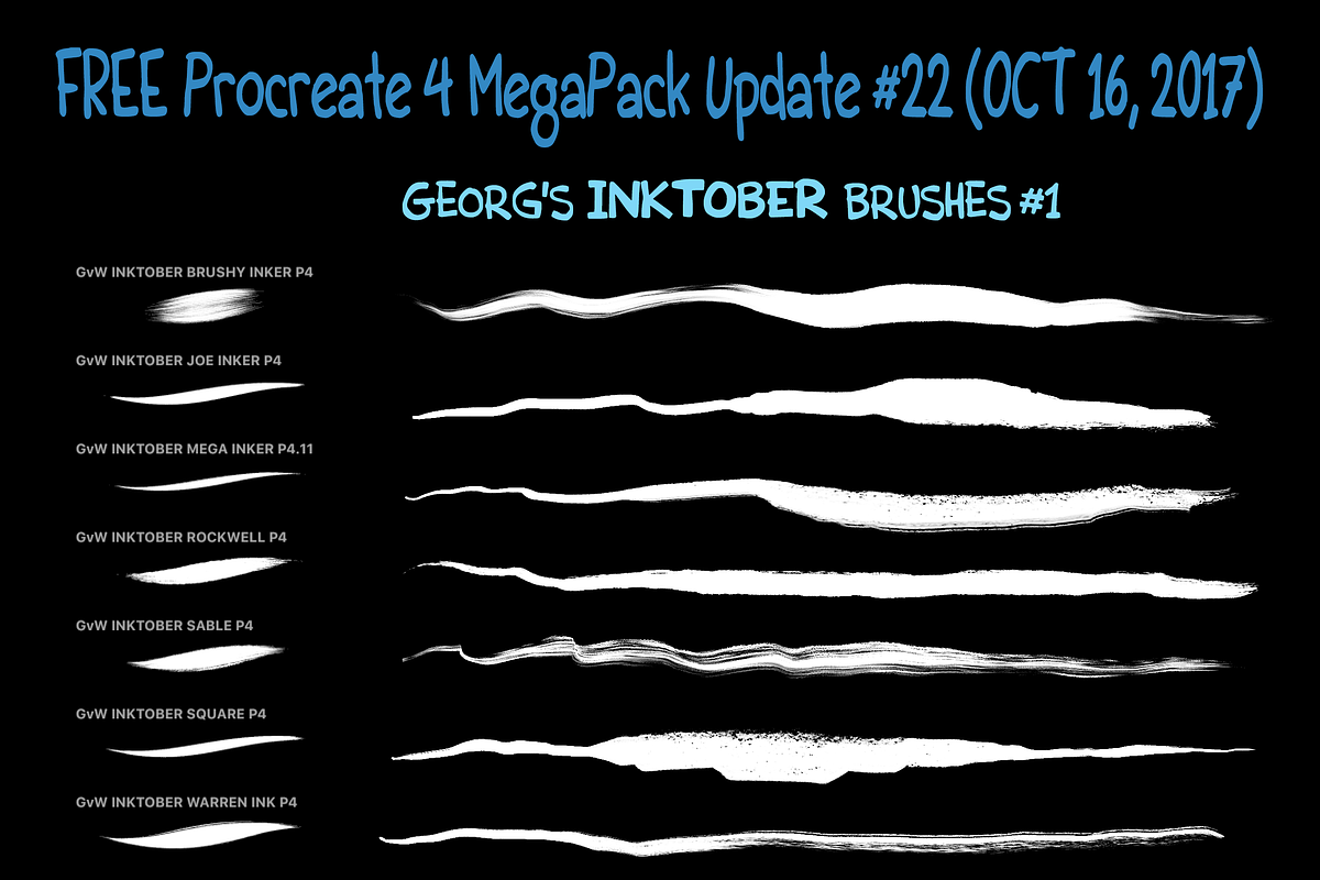 600+ Brushes Procreate BIG PACK, a Brush Add-On by Georg's Procreate Brushes (Photo 42 of 115)