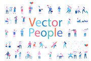 Different people big vector set, a Person Illustration by Vector_Art (Thumbnail 1 of 11)