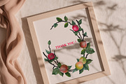 Watercolor Apple Garden Clipart, an Illustration by DiashaArt (Thumbnail 11 of 11)