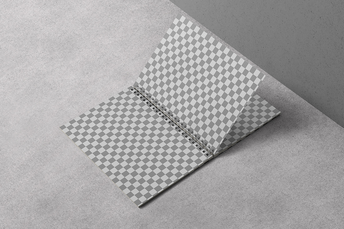 Spiral Notebook Mockup, a Books & Magazine Mockup by mockupbuys (Photo 5 of 10)