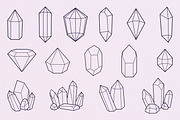 60 Crystal Procreate Stamps, a Brush Add-On by SmuffizStudio (Thumbnail 4 of 11)