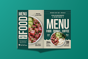 Restaurant Bifold Menu Brochure, a Brochure Template by MMPixelCraft (Thumbnail 3 of 4)