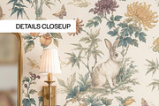 Vintage Bathroom Wallpaper Mockup, a Household Mockup by 1001 mockups (Thumbnail 3 of 15)