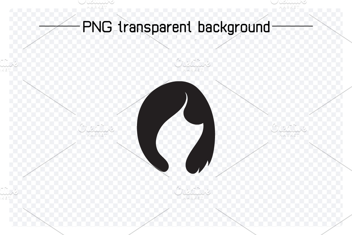 Hairstyle and Wig Illustrations Set, an Illustration by Designfour (Photo 5 of 7)