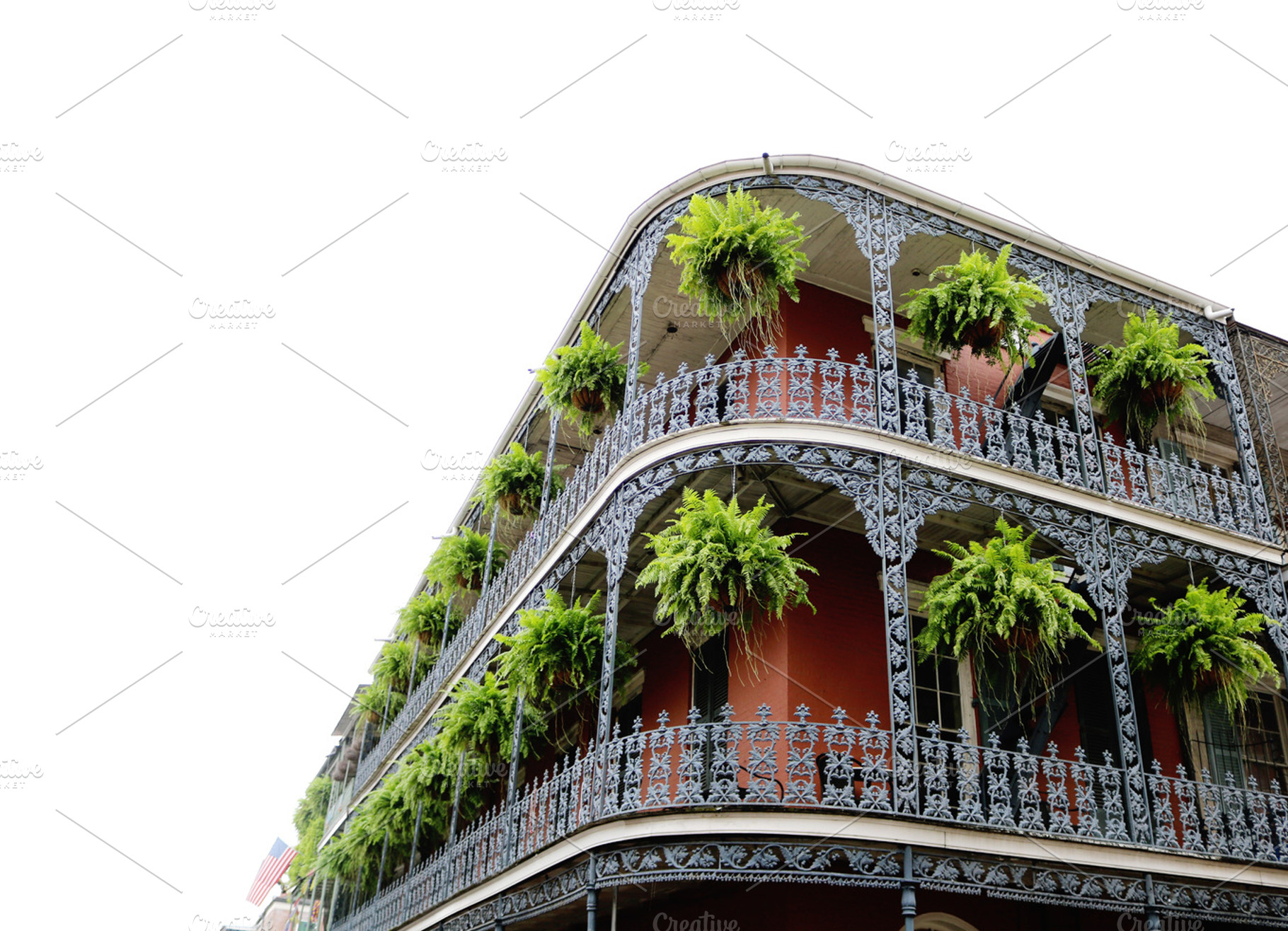 French Quarter New Orleans Building, an Architecture Photo by Juliet Meeks Design