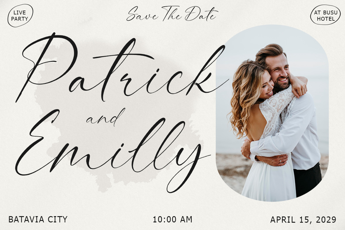 Dorothing Betteland, a Script Font by Rastype (Photo 4 of 10)