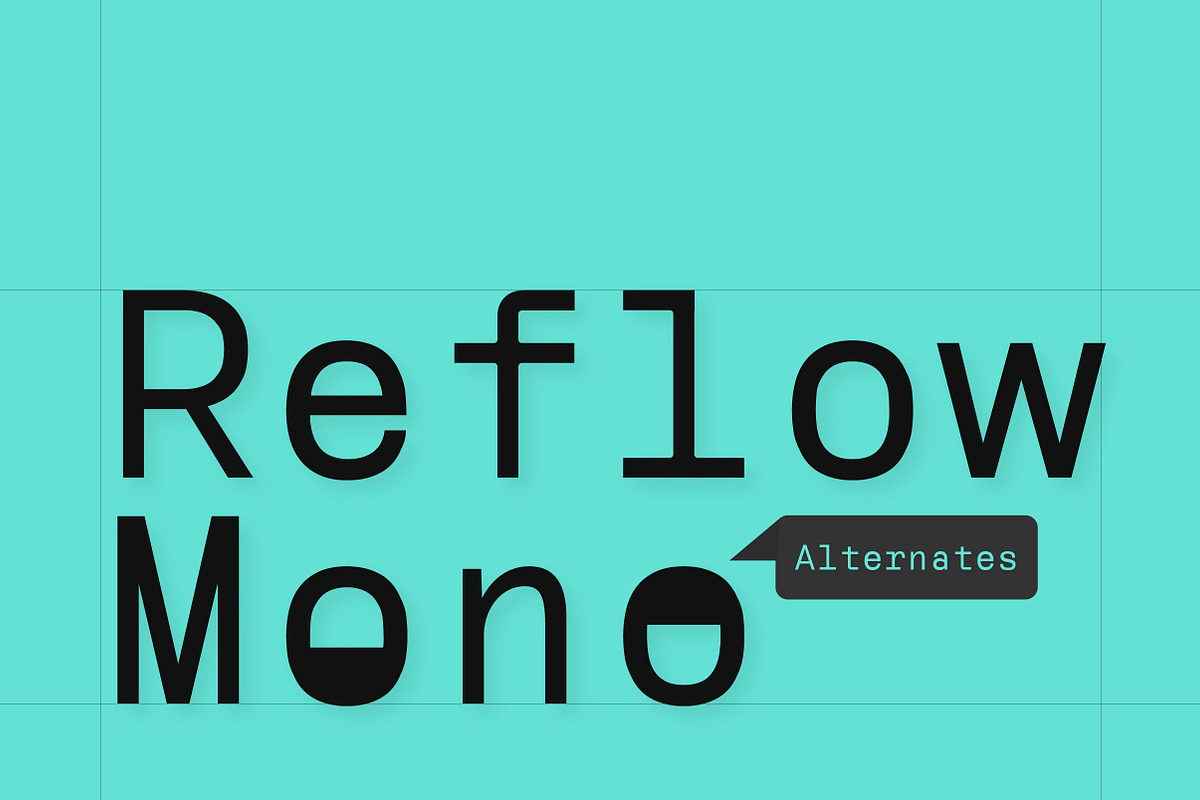 Reflow Mono Family | Intro 50% OFF, a Sans Serif Font by Lettertype Studio (Photo 8 of 15)