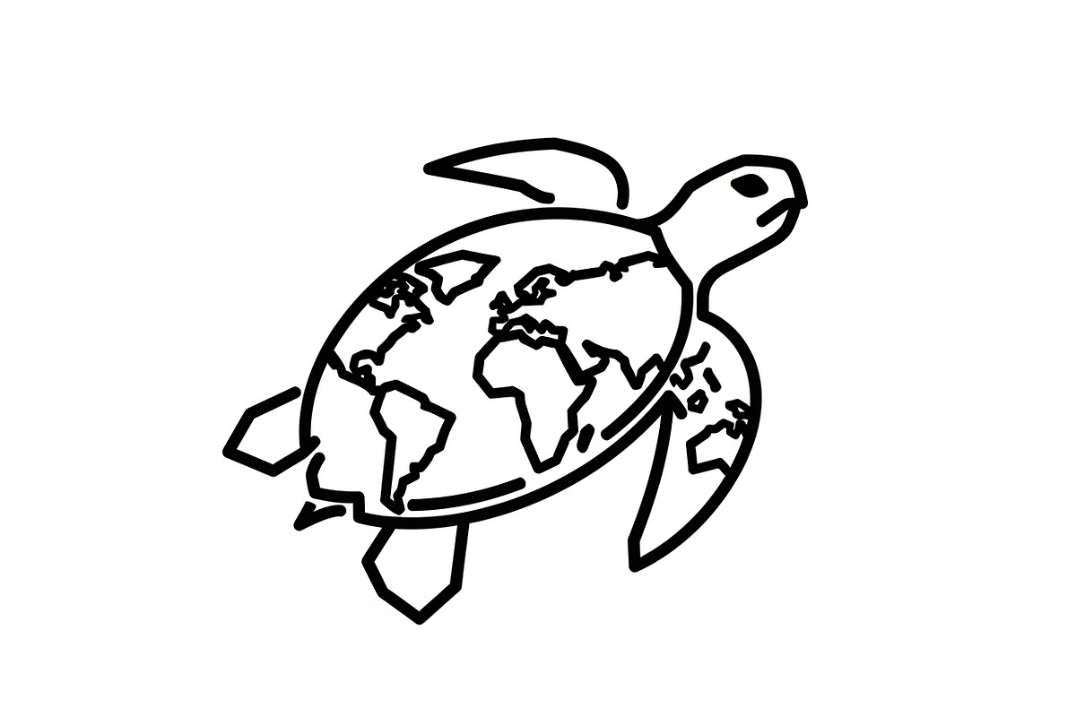 World Map Sea Turtle Bundle, an Illustration by Gaye Art (Photo 10 of 31)