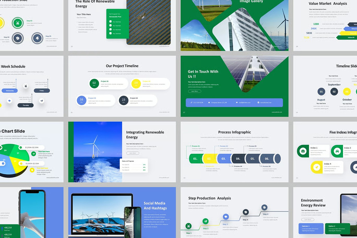 Environment Energy Keynote Templates, a Presentation Template by Fit-tee (Photo 2 of 2)