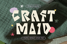 Craft Maid - Playful Papercut Font