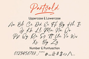 Partsold - Handwritten Font, a Script Font by Muwatta Studio (Thumbnail 6 of 6)
