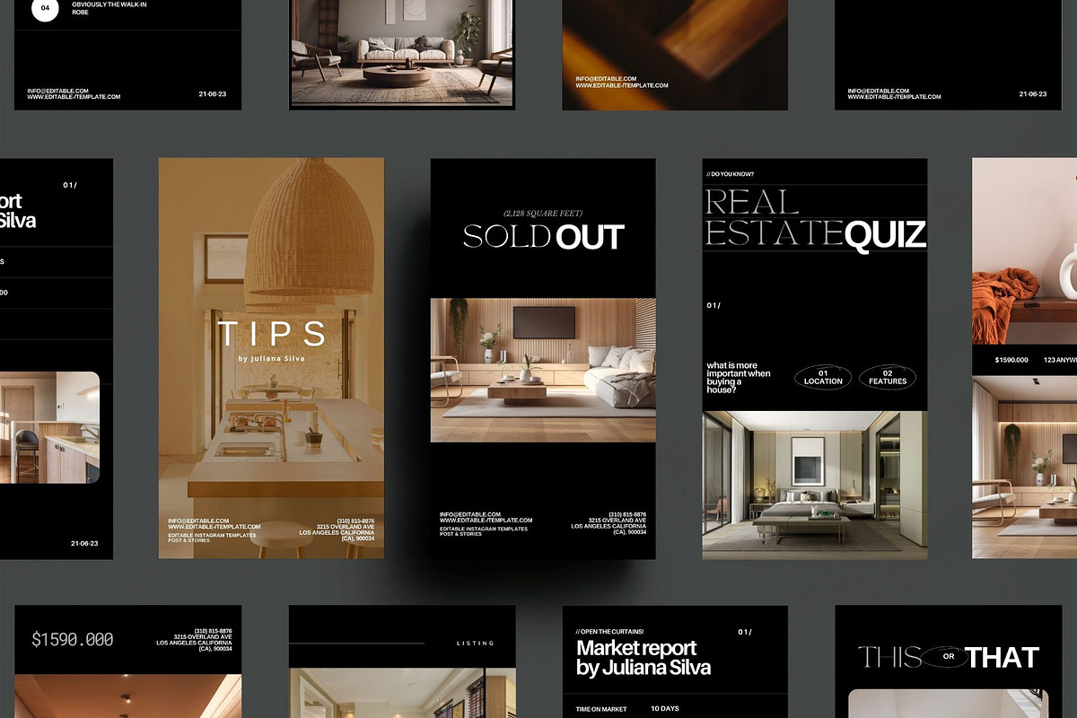 Real Estate Social Media Template, a Social Media Template by Prapti Design (Photo 2 of 10)