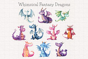 Quirky Dragon Clipart PNG, a Decorative Illustration by PaintPixelCo (Thumbnail 4 of 7)