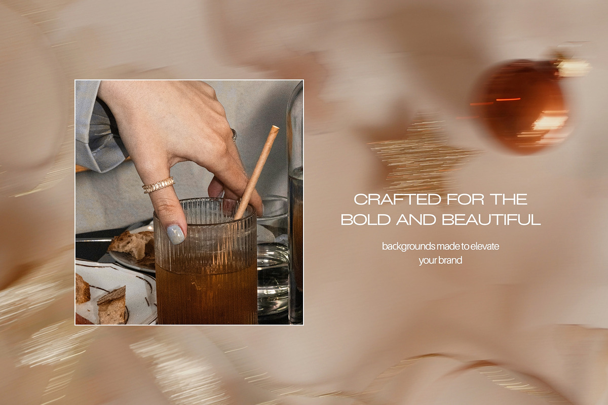 Aesthetic Gold Christmas Backgrounds, a Background Graphic by eclosque (Photo 15 of 36)