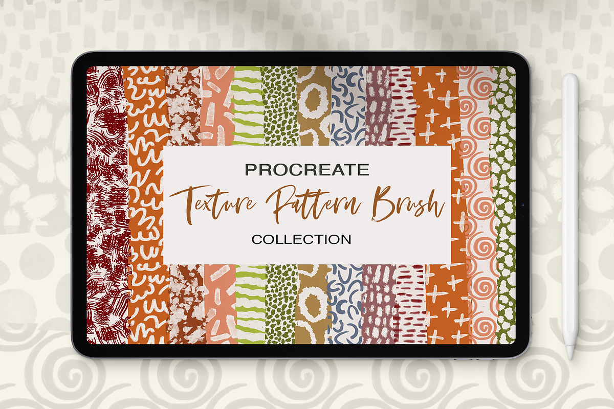 Texture Pattern Brushes, a Brush Add-On by Sweet Fig (Photo 1 of 10)