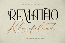 Rematho Klorofiland Duo Font